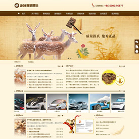 奇亿云网站 精美大气自适应网站模板