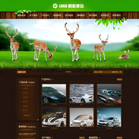 奇亿云网站 精美大气自适应网站模板