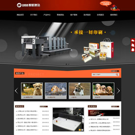 奇亿云网站 精美大气自适应网站模板