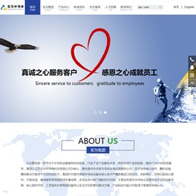 奇亿云网站 精美大气自适应网站模板