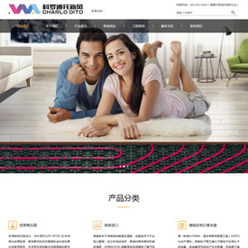 奇亿云网站 精美大气自适应网站模板